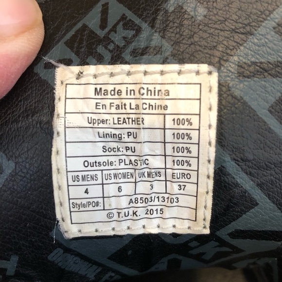 TUK 3-Buckle Pointed Creeper Low Boot, Size 6 - Picture 12 of 15